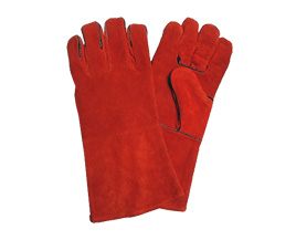 Guante Descarne Soldador Rojo